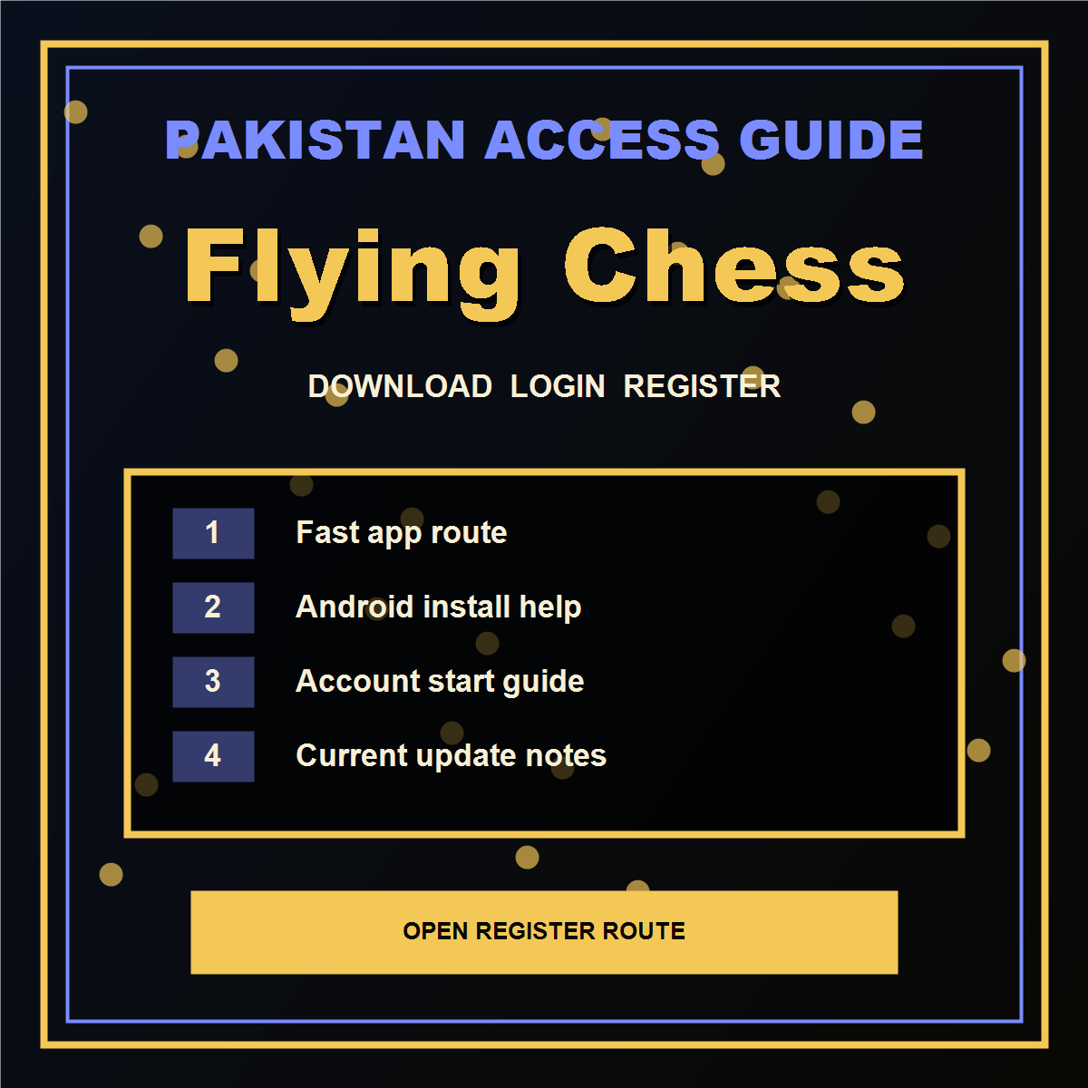 Flying Chess Pakistan download, login and register support visual